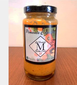 Piment Caraïbe intensité de piment moyen – (1 pot de 250ml)