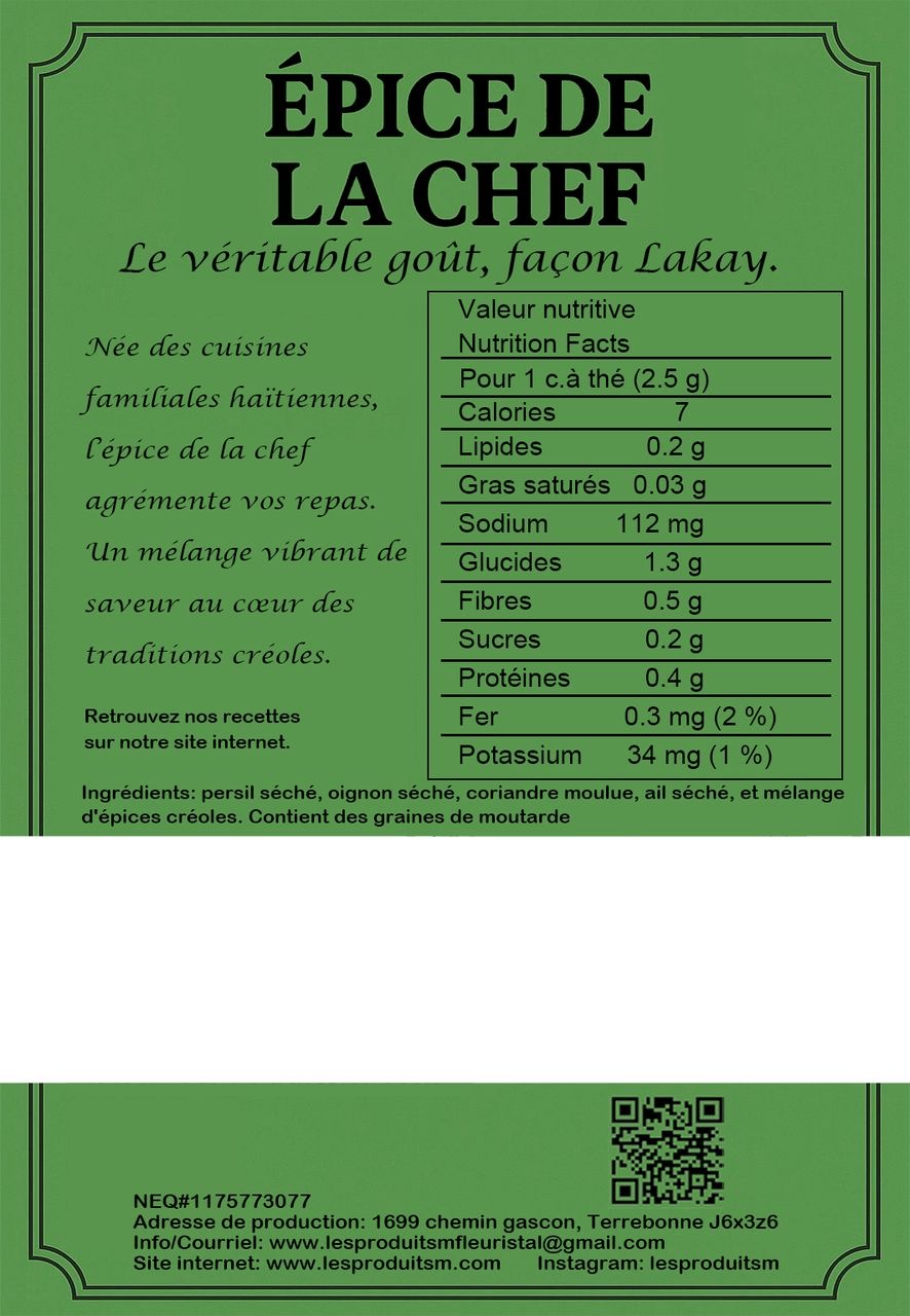Épice de la Chef