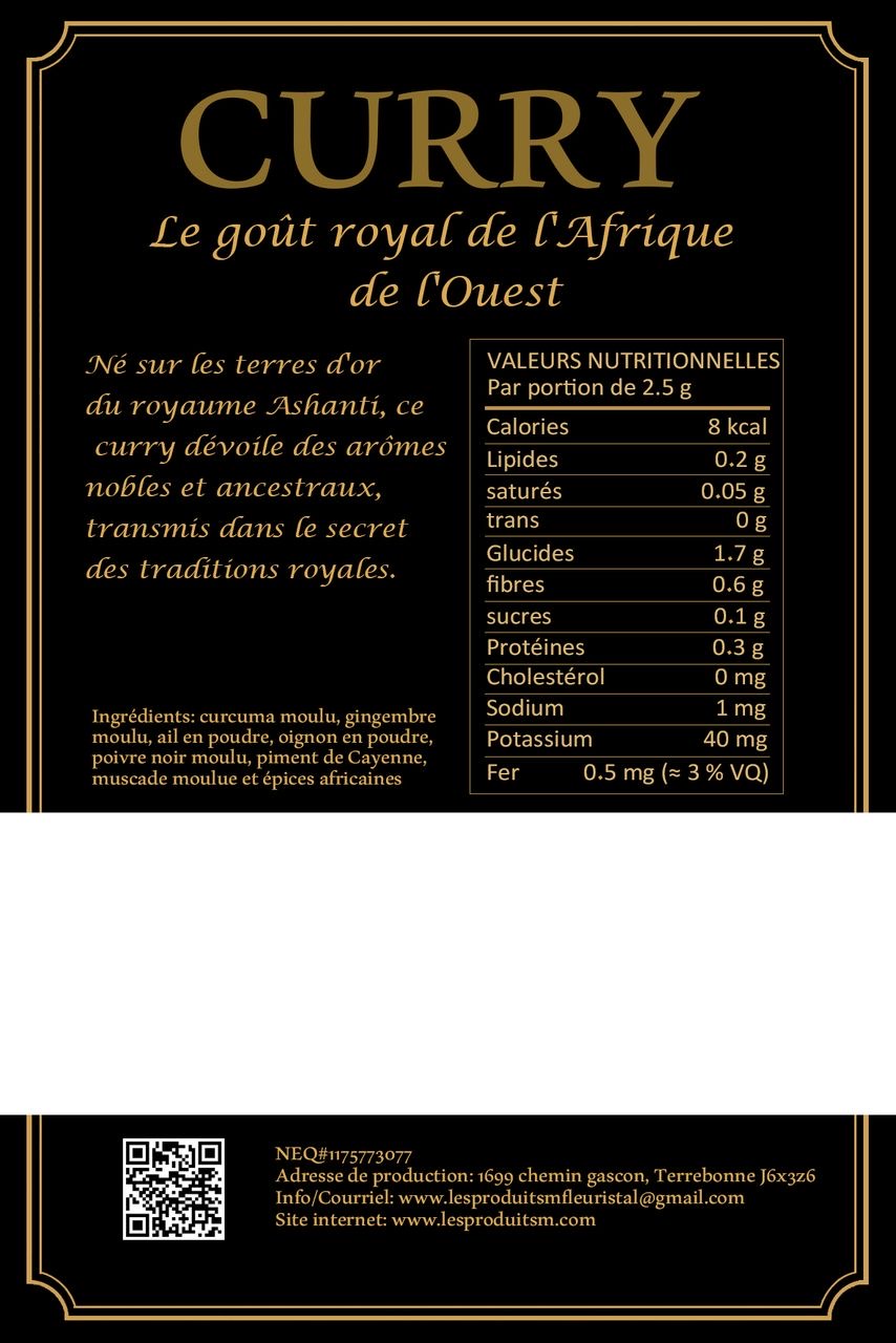 Épice Curry de l’Afrique de l’Ouest